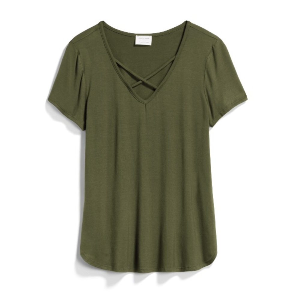 LIKE NEW Olive Green Blouse - M